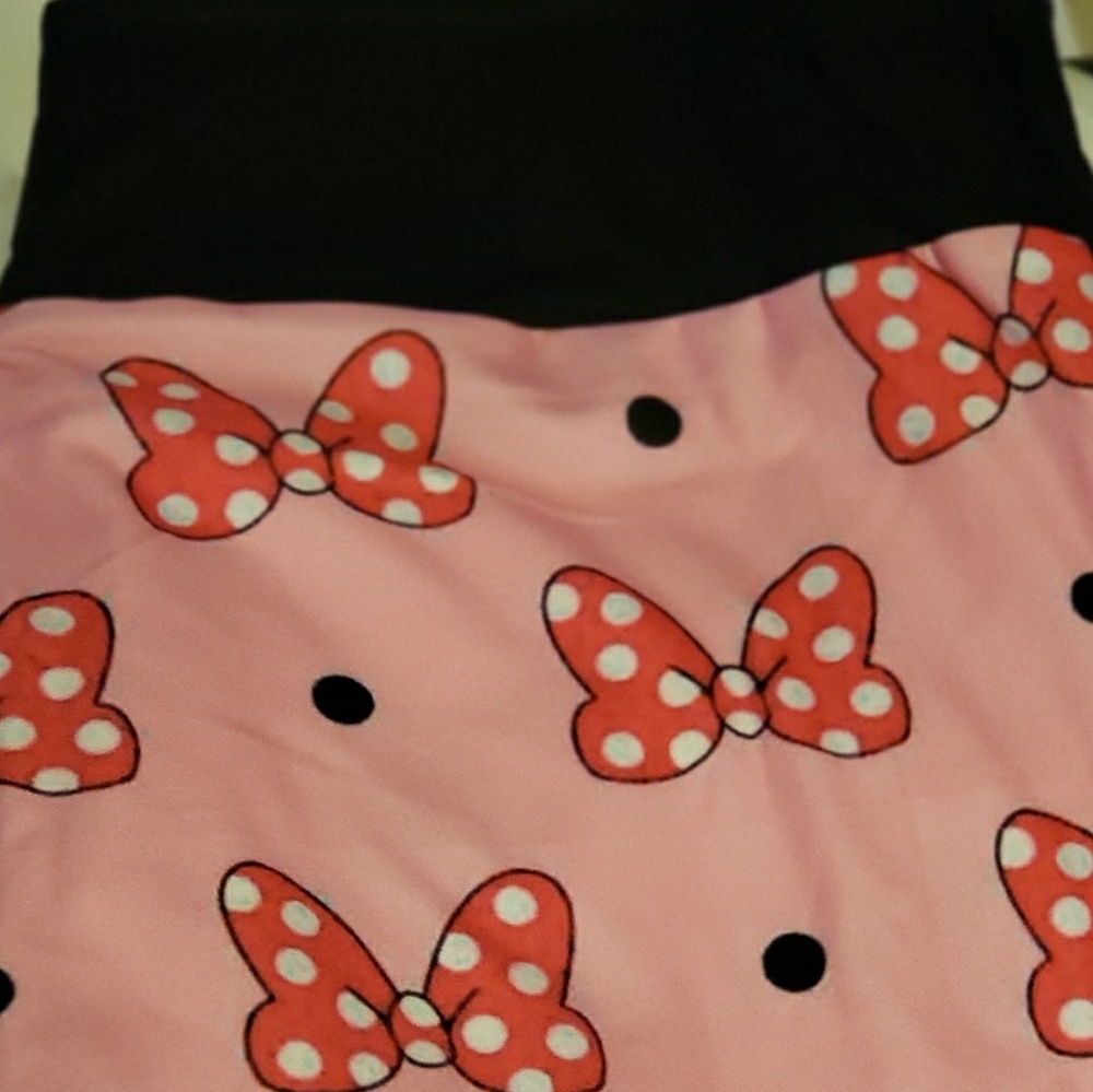 Pink bow Leggings
